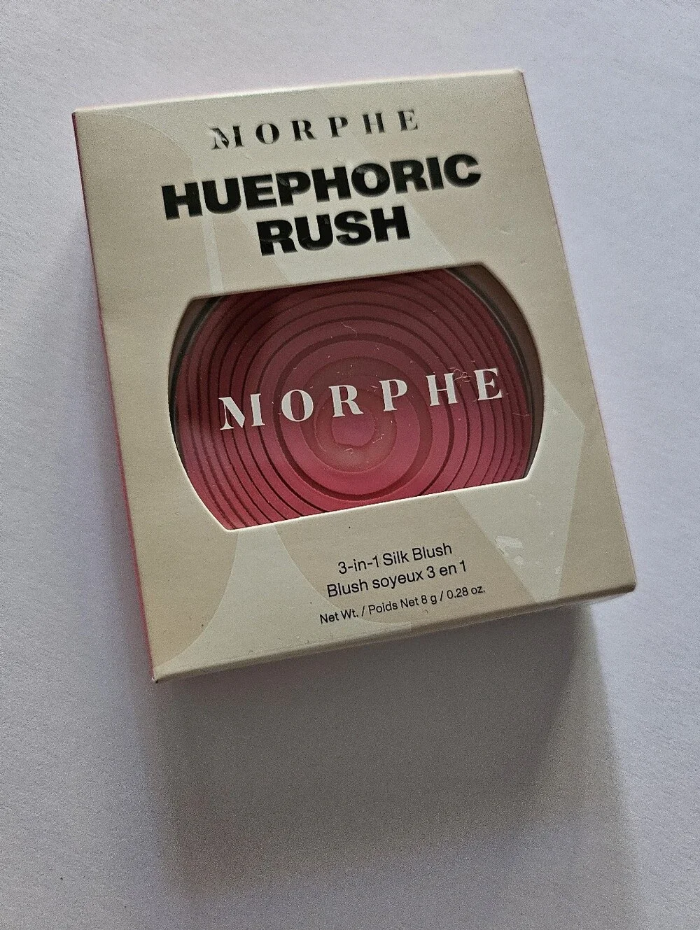 NEW Morphe Huephoric Rush Cream Blush 3 in 1 Silk Blush in PLEASURED 8g/.28oz